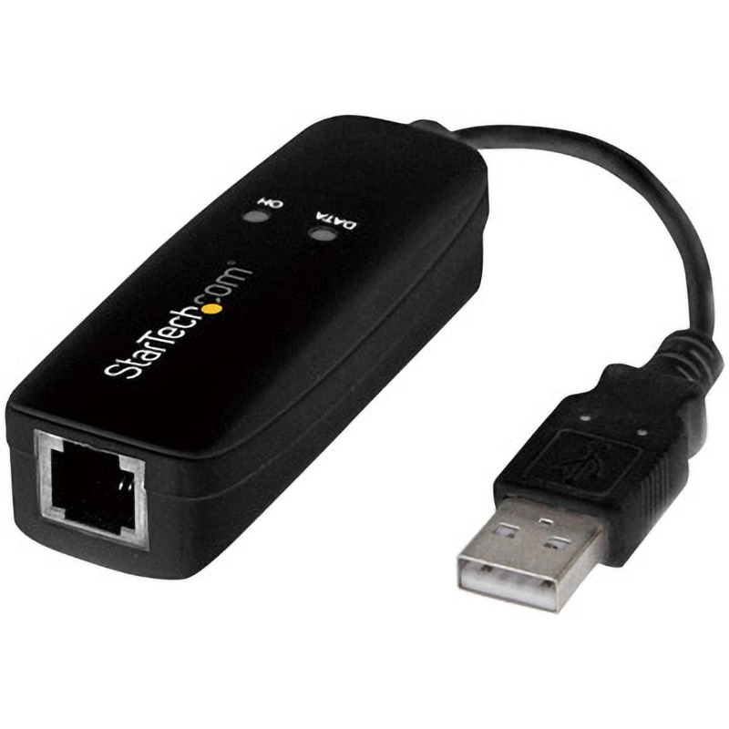 USB56KEMH2 USB Faxモデム/USB 2.0/56K V92モデムアプター/外付けアナログモデム StarTech.com メス:RJ-11 0.077m メス - オス