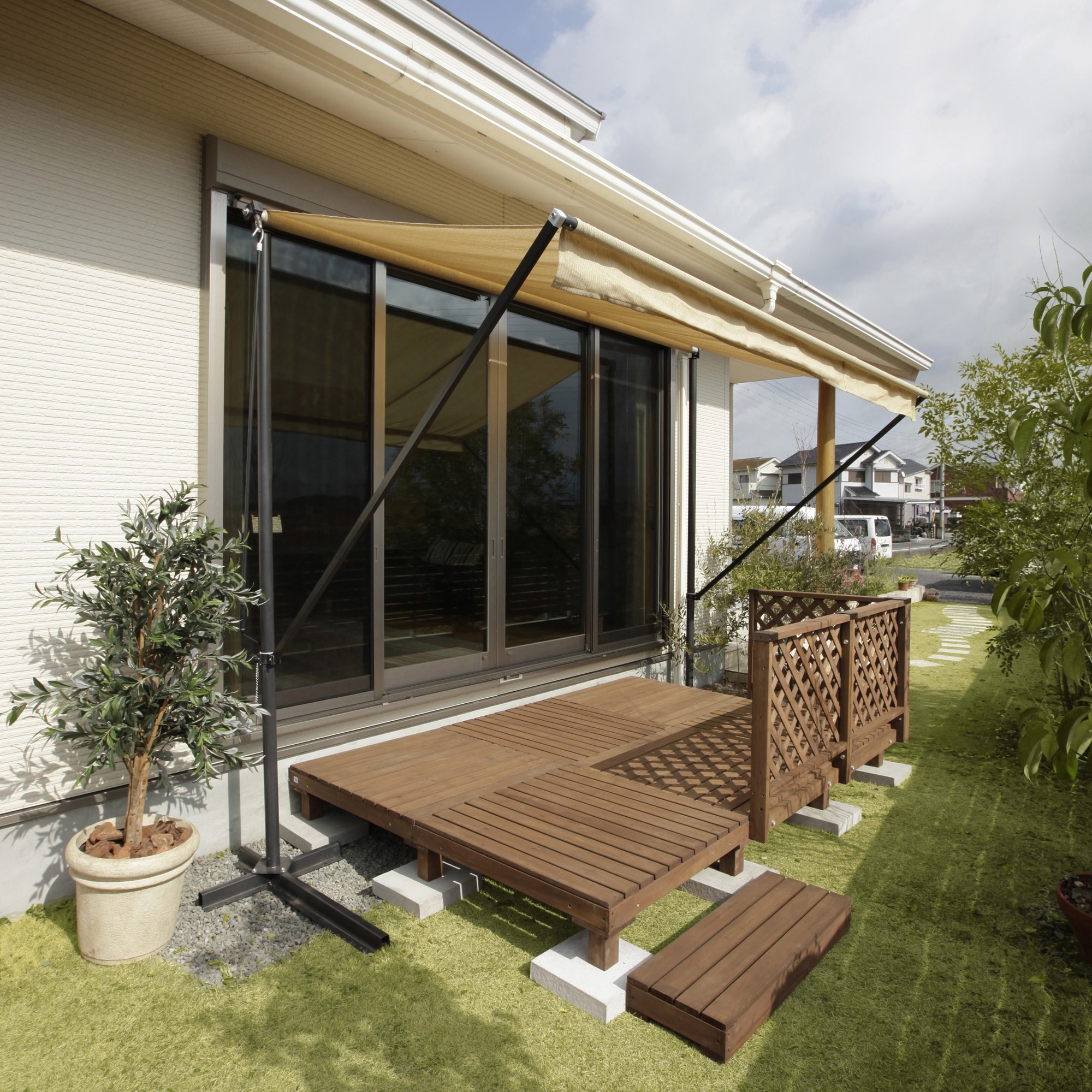 SDW-A15 システムデッキ タカショー 組立式 幅2770mm SDW-A15 - 【通販