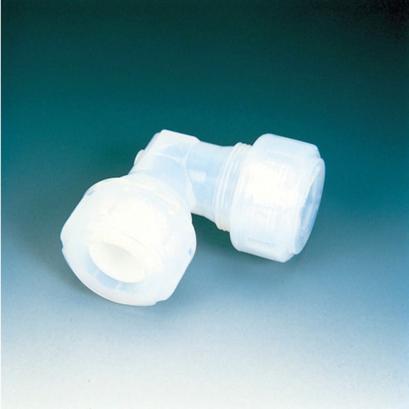 NR1046-005 PTFE ユニオンエルボ フロンケミカル 適合チューブ外径19mm 1個