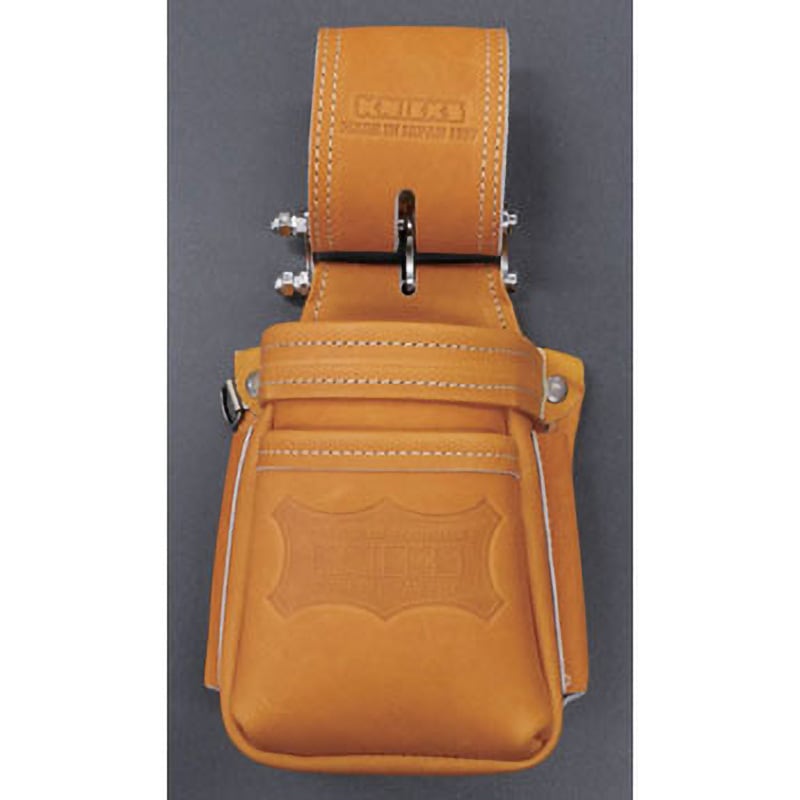 KGC-201VADX 腰袋小物VAストリッパーフォルダ最高級硬式グローブ革チェーン式キャメル KGC-201VADX 1個 ニックス(KNICKS) 【通販モノタロウ】
