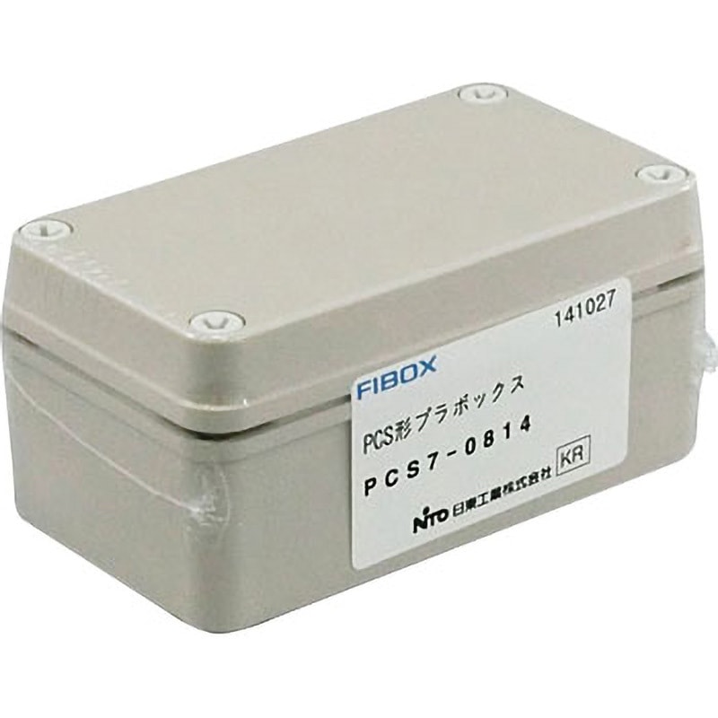 PCS7-0814 PCS形プラボックス 穴加工なしタイプ 日東工業 屋内用
