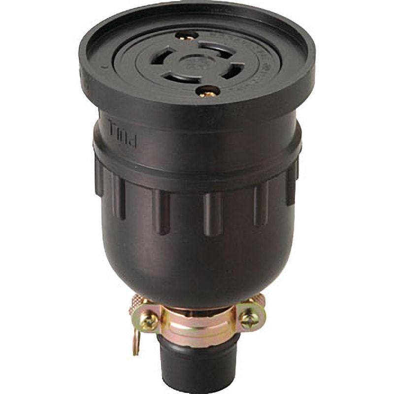 MH2638 引掛ゴムコネクタボディー 接地3P 明工社 30A - 【通販モノタロウ】