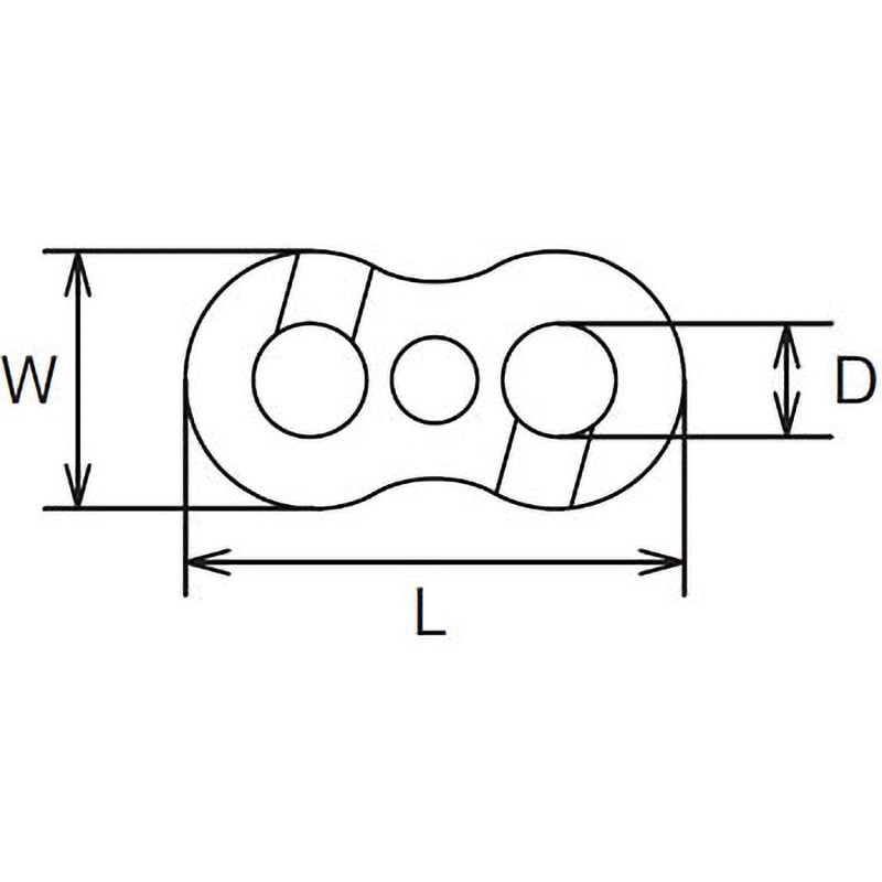 B-280 チェーンジョイント ステンレス製 1個 水本機械製作所 【通販