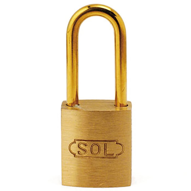 2500SD-15L シリンダー南京錠(ツル長・同一タイプ) SOL HARD キー式