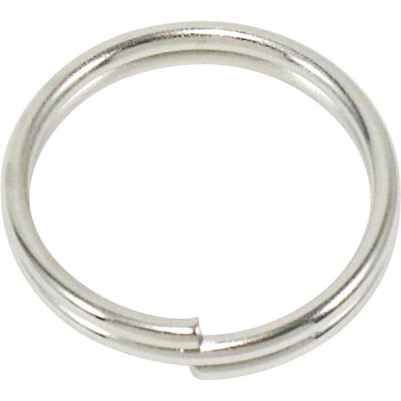 P-812 ニッケルWリング ニッサチェイン 荷重2kg 1パック(25個) P-812
