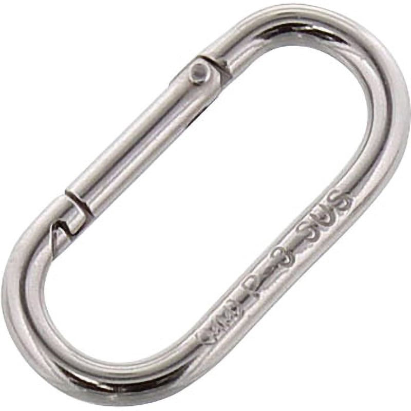 B2119 プチカラビナ ステンレス製 1個 水本機械製作所 【通販モノタロウ】