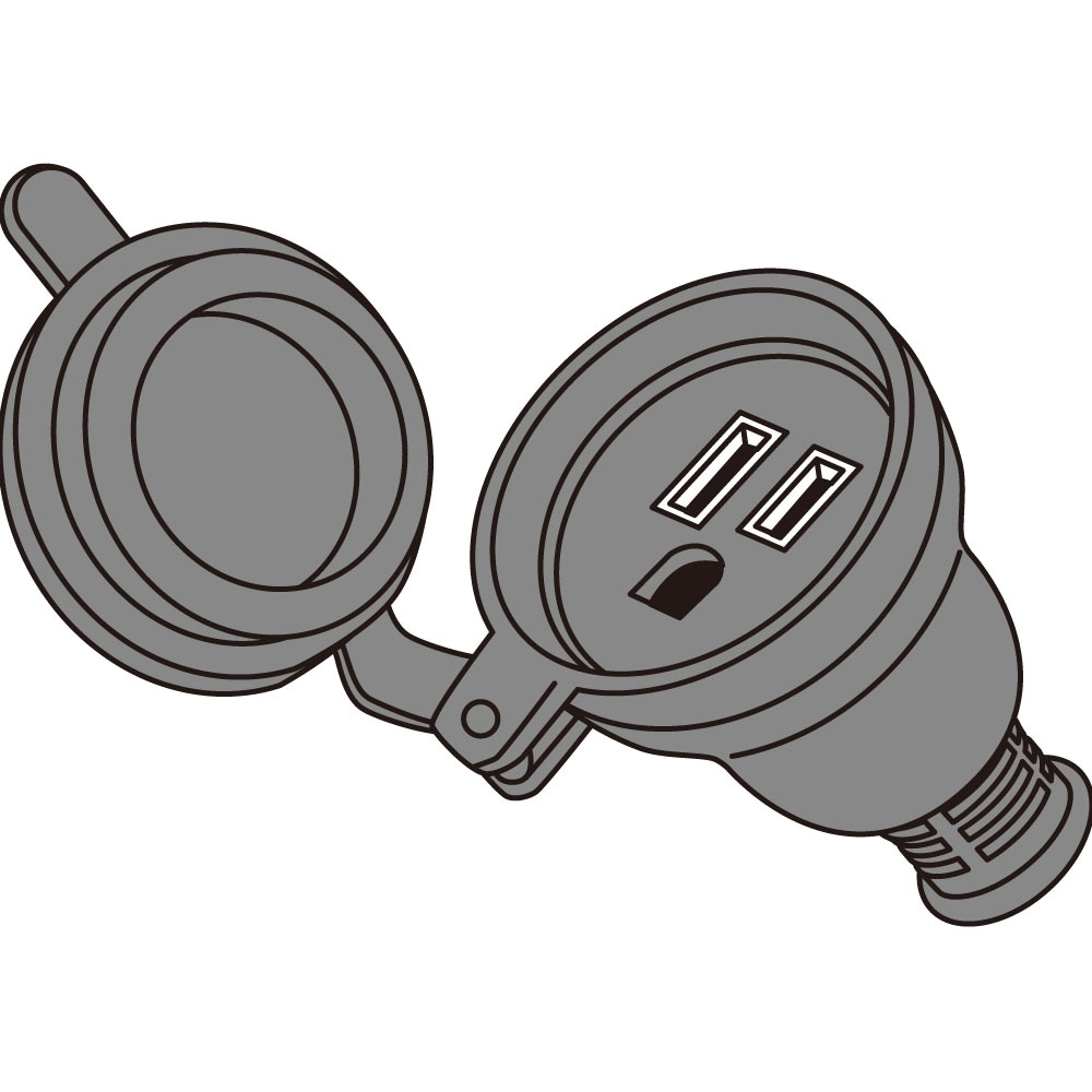 日動 防雨ポッキン延長コード シングル30Mタイプ（PSW30E）※代引き