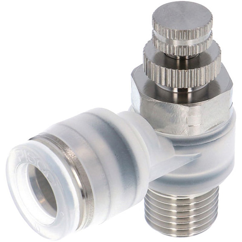 PJNC10-02 スロットルバルブ PPタイプ エルボ 1個 PISCO(ピスコ