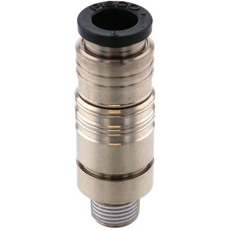 AKC08-801 金型温調継手 ストレート PISCO(ピスコ) 耐熱シーロック加工