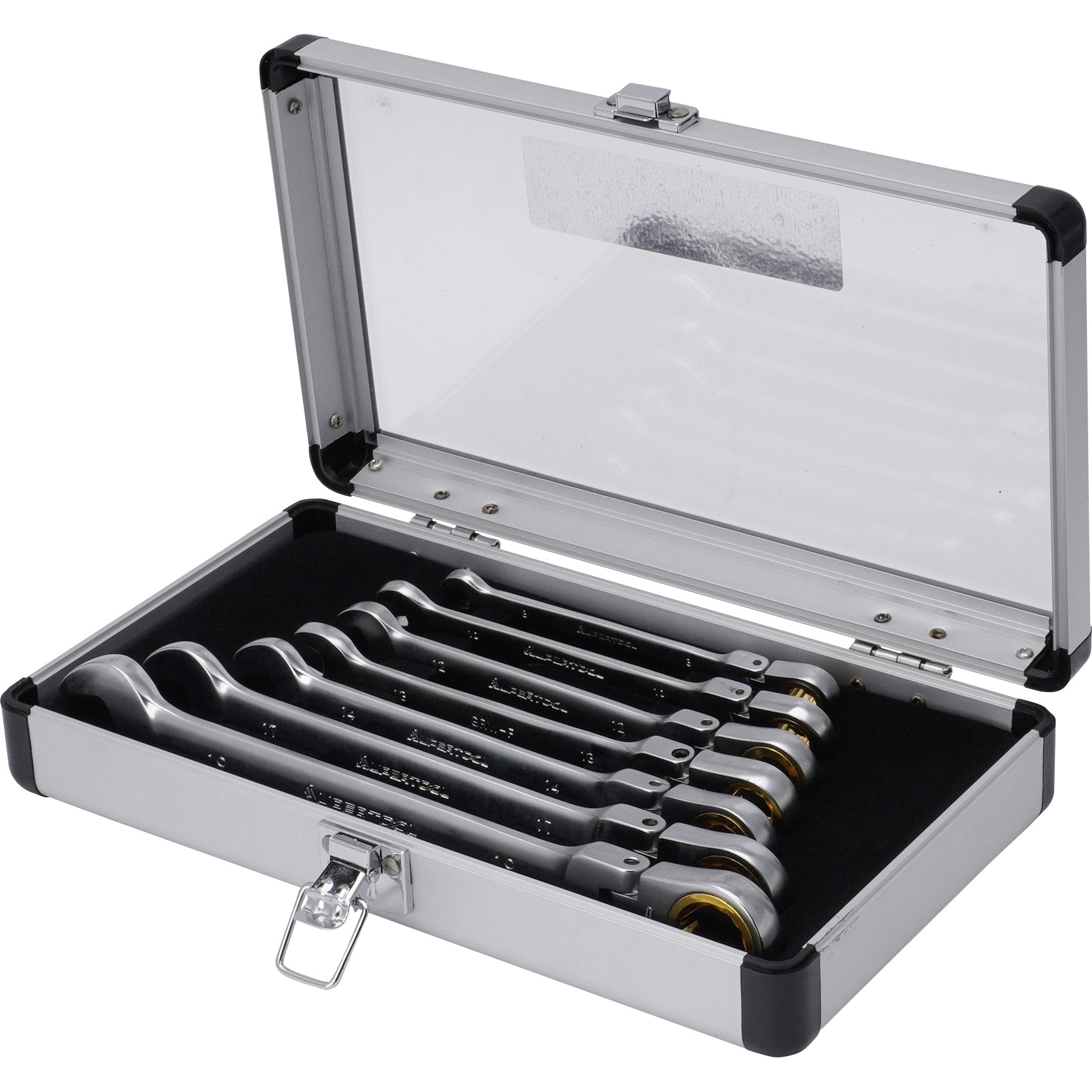 GRW700F スーパー ギアレンチ(フレックス)7丁組セット スーパーツール 首振りあり