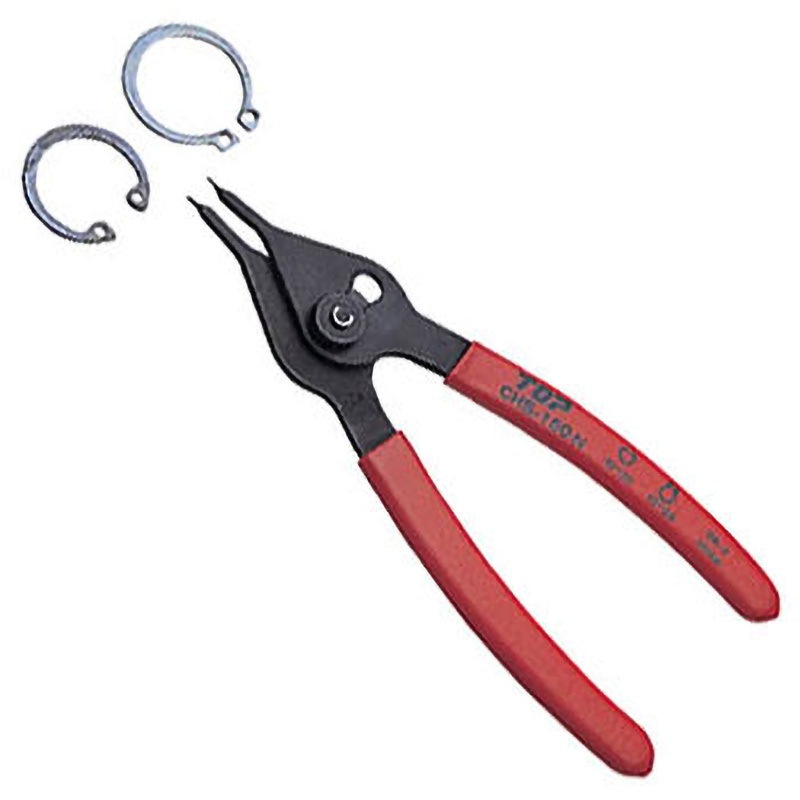 CHS150N コンバーチブルプライヤー トップ工業 軸・穴兼用 直爪