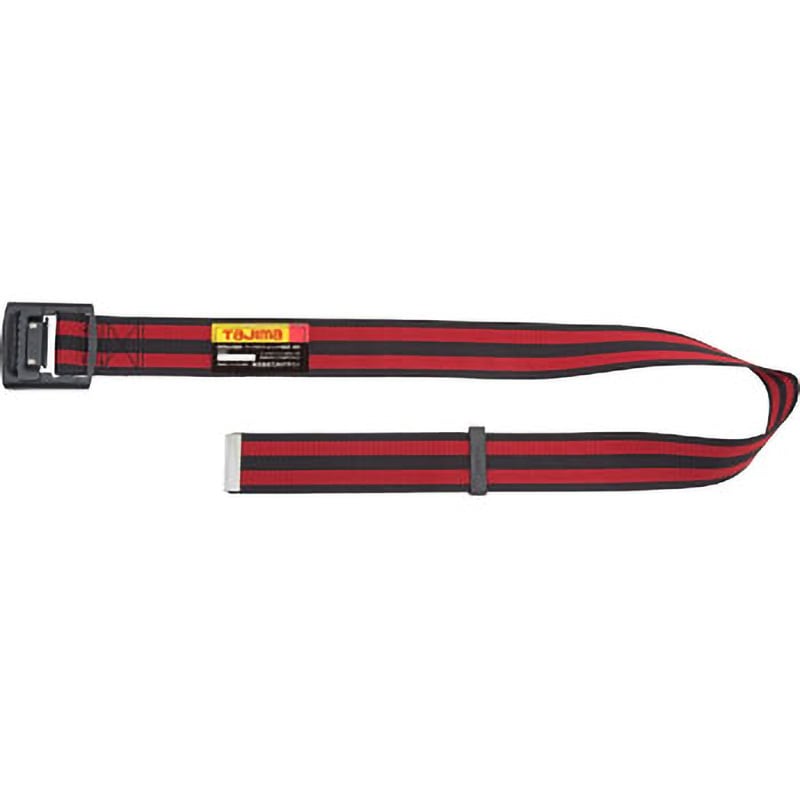 BAM125-BRE 墜落制止用器具(安全帯) 胴ベルト アルミワンフィンガーバックル タジマツール(TJMデザイン) ボーダー赤 サイズM  BAM125-BRE