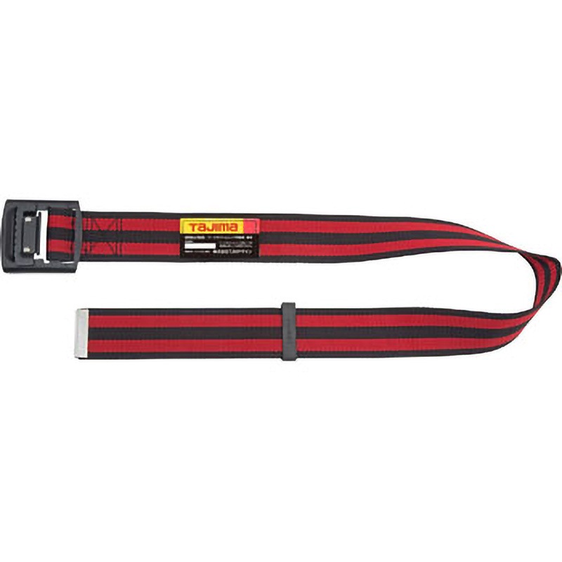 BAS110-BRE 墜落制止用器具(安全帯) 胴ベルト アルミワンフィンガーバックル タジマツール(TJMデザイン) ボーダー赤 サイズS  BAS110-BRE