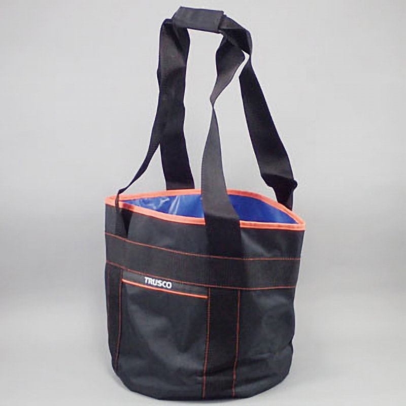 TBS28-M 防水バケツ TRUSCO ブラック色 直径285mm高さ285mm TBS28-M