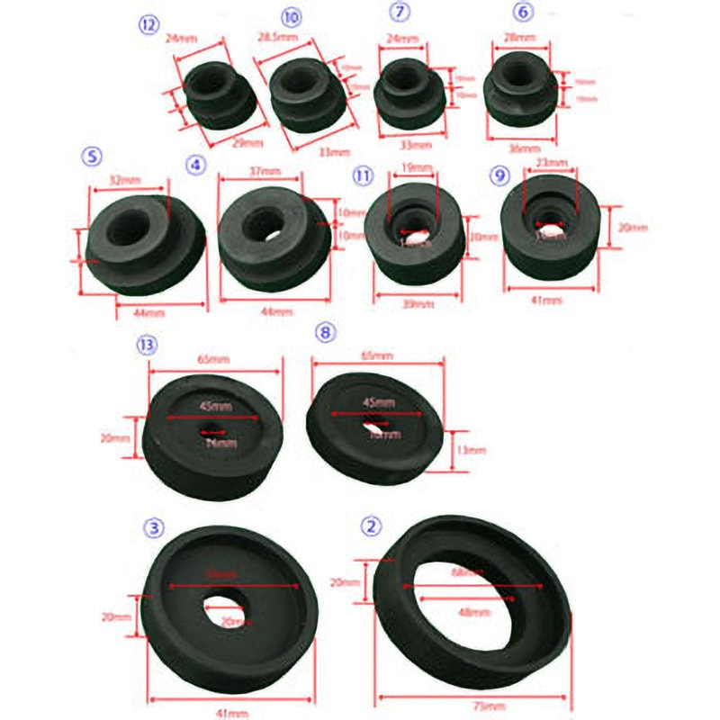 JTC Auto Tools シャックルブッシュリムーバー&インサーターセット JTC4115 シャックルブッシュリムーバー\u0026インサーターセット JTC4115