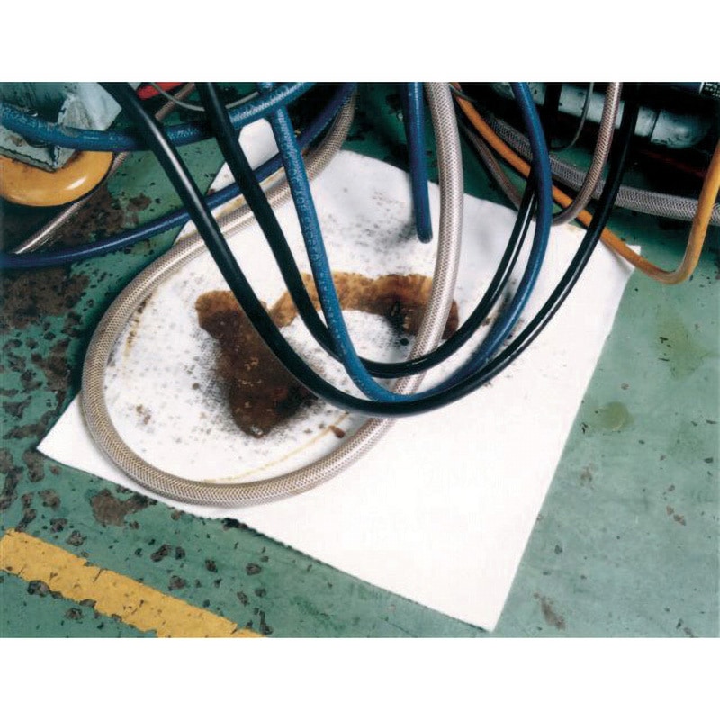 PM65 オイルコレクター タイムケミカル シートタイプ 吸収量(油)215L/箱 縦650mm横650mm厚さ4mm 1箱(100枚)