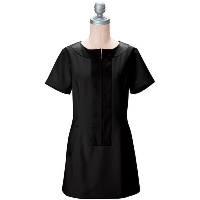 00113-99 チュニックシャツ 00113 ボストン商会 女性用 黒色 サイズ15