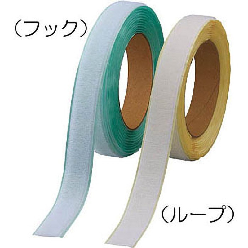 TPD1005MTSW マジックテープセット(弱粘着タイプ) TRUSCO 白色 幅100mm長さ5m  TPD1005MTSW