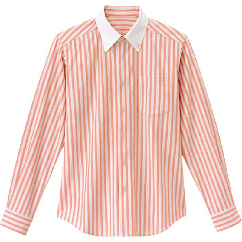 24310-42 ボタンダスンシャツ 24310 ボストン商会 男女兼用 オレンジ×グレー色 サイズLL 5,398円