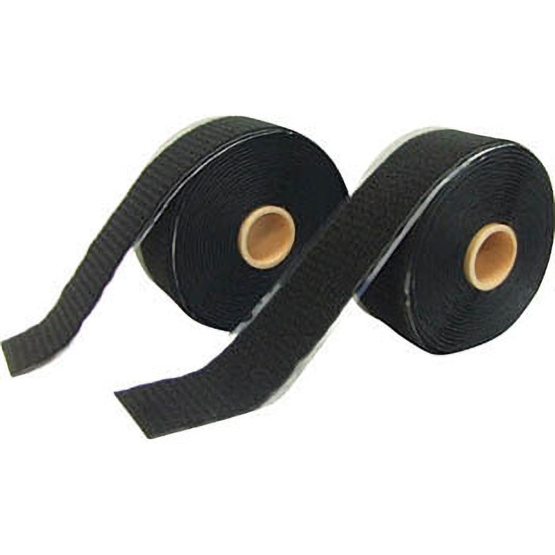 2W3L5UC-505-BK マジクロボンド(強粘着剤付) シンワ 黒色 ループタイプ B面 幅50mm 1巻 2W3L5UC-505-BK