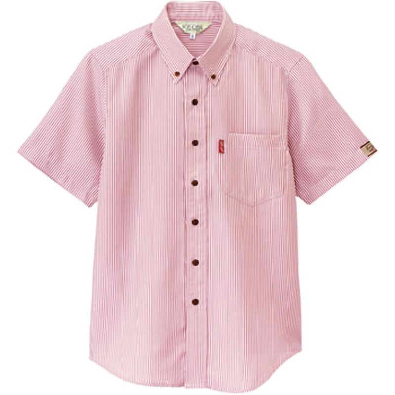 33301-28 ボタンダウン半袖シャツ 33301 ボストン商会 男女兼用 家庭