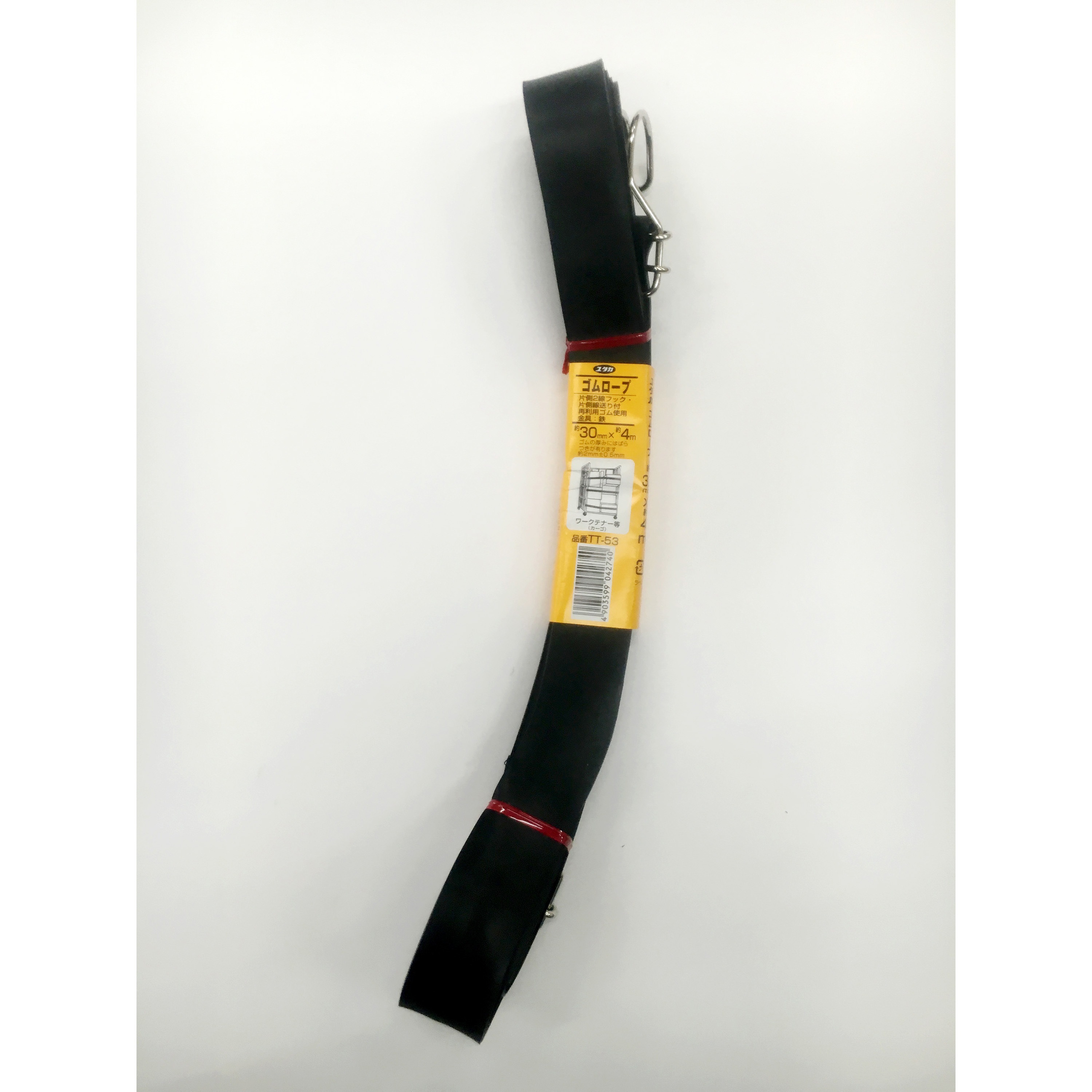 ベルト荷締機コブラ 50mm×5m×1m Jフック ユタカメイク V50-J (61-3001-16)