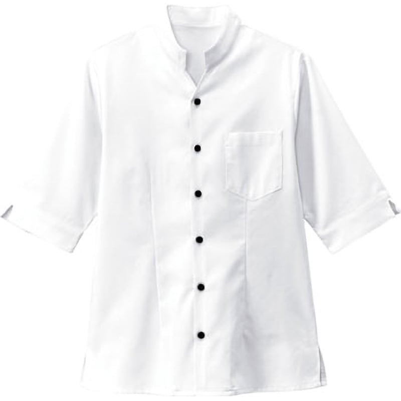 34310-81 スタンドカラーシャツ 34310 ボストン商会 男女兼用 白色 サイズSS