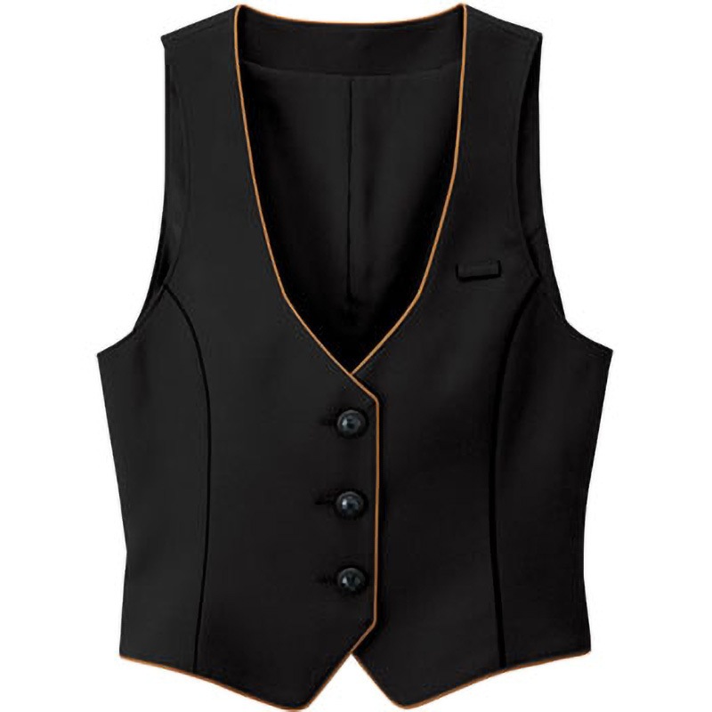 引越し叩き売り！マーク&ロナ　ポアベスト 25202-99 レディースベスト 25202 ボストン商会 黒色 サイズ11