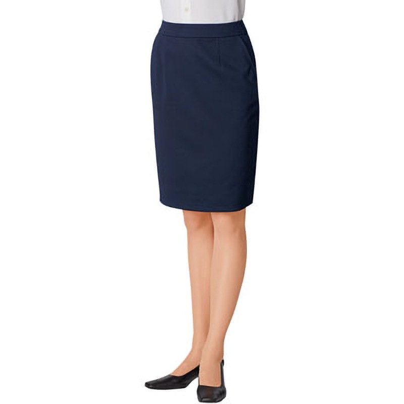 12218-19 ニットスカート 12218 ボストン商会 紺色