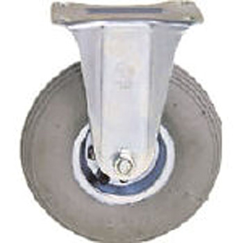 SD180ARK エコ運搬車用 空気タイヤ 固定キャスターΦ180 ゴム車 TRUSCO プレート式 車輪径175mm車輪幅53mm