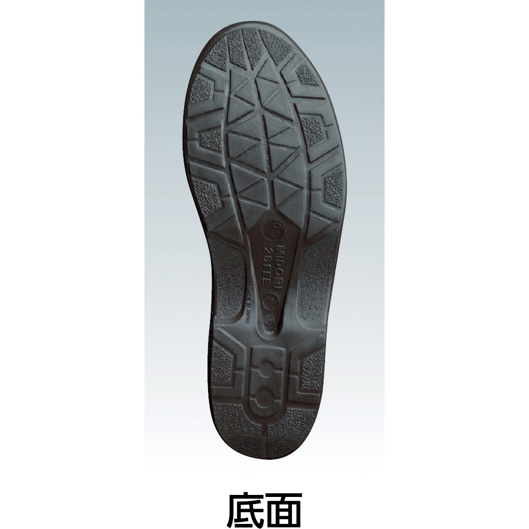 シンプルな-ミドリ安全 安全靴 紳士靴タイプ WK30•0L/WK310L•24.5_7186