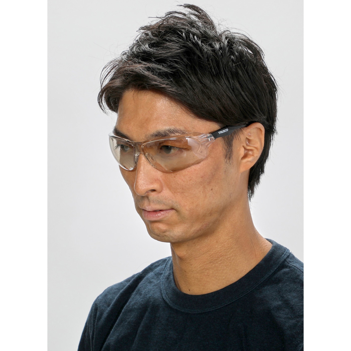 TSG-108SV 二眼型セーフティグラス TRUSCO シルバー グレー TSG-108SV