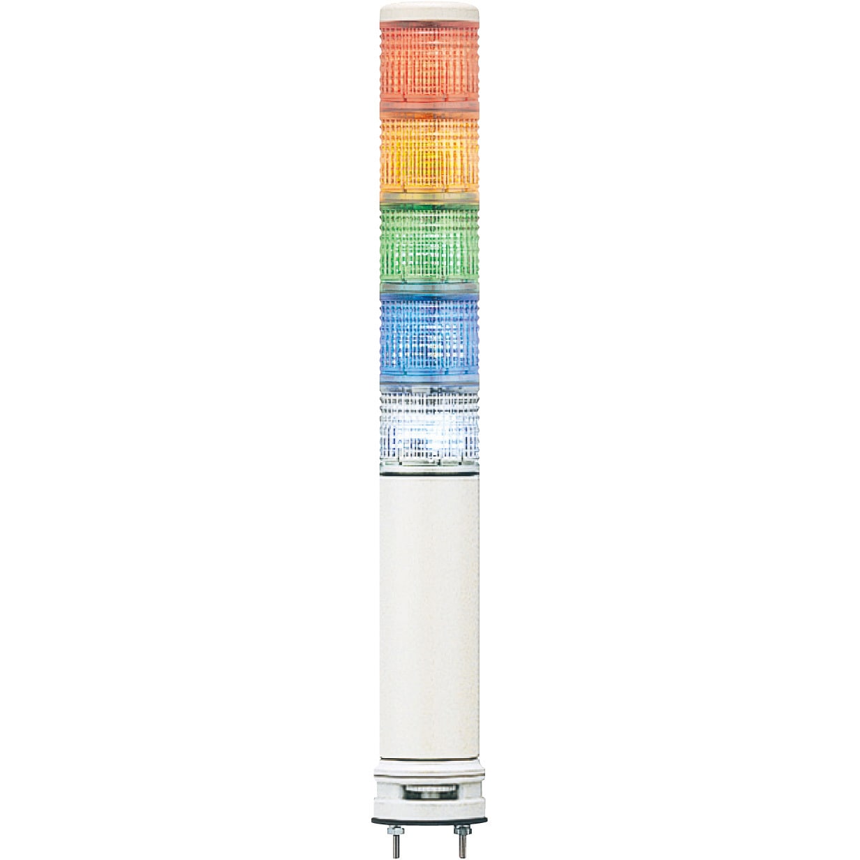 LOUGWB-24-5RYGBW 積層式LED表示灯 LOUGシリーズ(ブザー付き) アロー(シュナイダーエレクトリック) 直付けタイプ取付 定格電圧AC/DC24V 5段 外径40mm