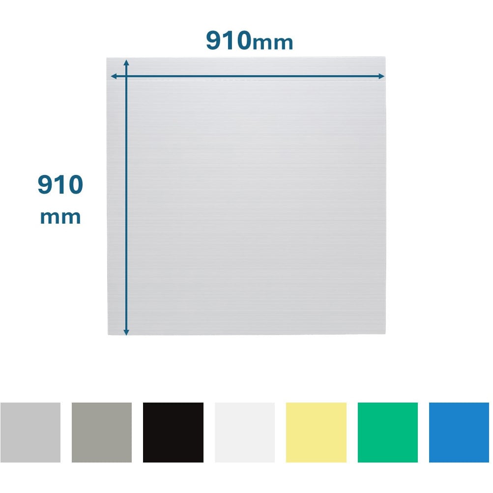PD-994 プラダン 910×910mm アイリスオーヤマ ナチュラル色 厚さ4mm 1