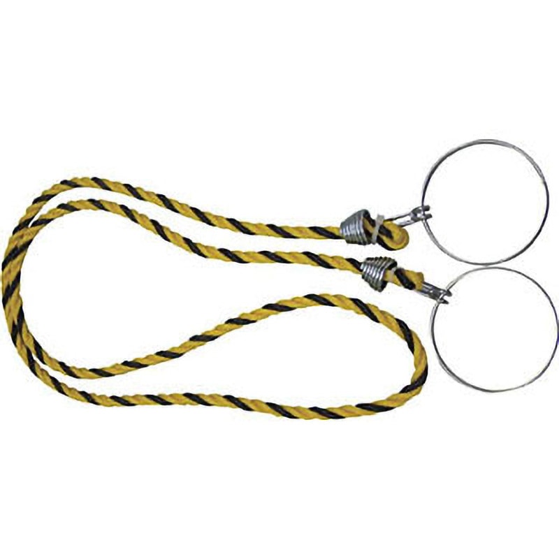 1310-16 カラーロープ Aタイプ 30ACレッド 637000230 カラーロープ 12mmφ×1m カラー:赤 (283061)