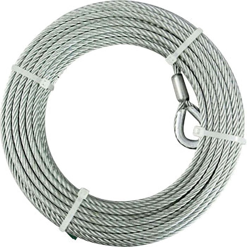 ＴＲＵＳＣＯ　手動ウインチ用ワイヤーΦ６Ｘ２０ｍ用（切りっ放し）