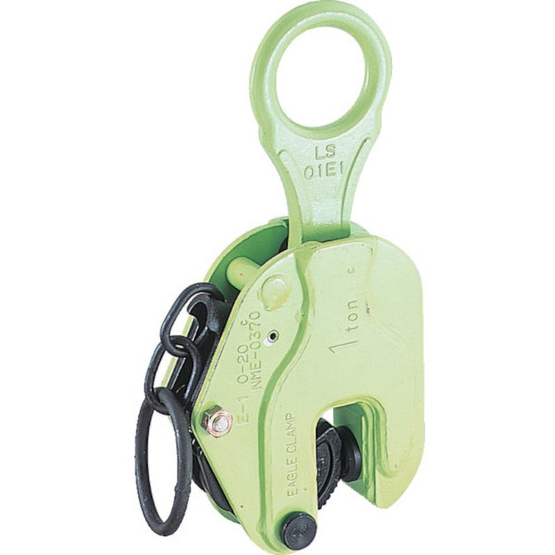 E1540 縦吊りクランプ ラッチ式ロック装置付 イーグルクランプ 荷重1t