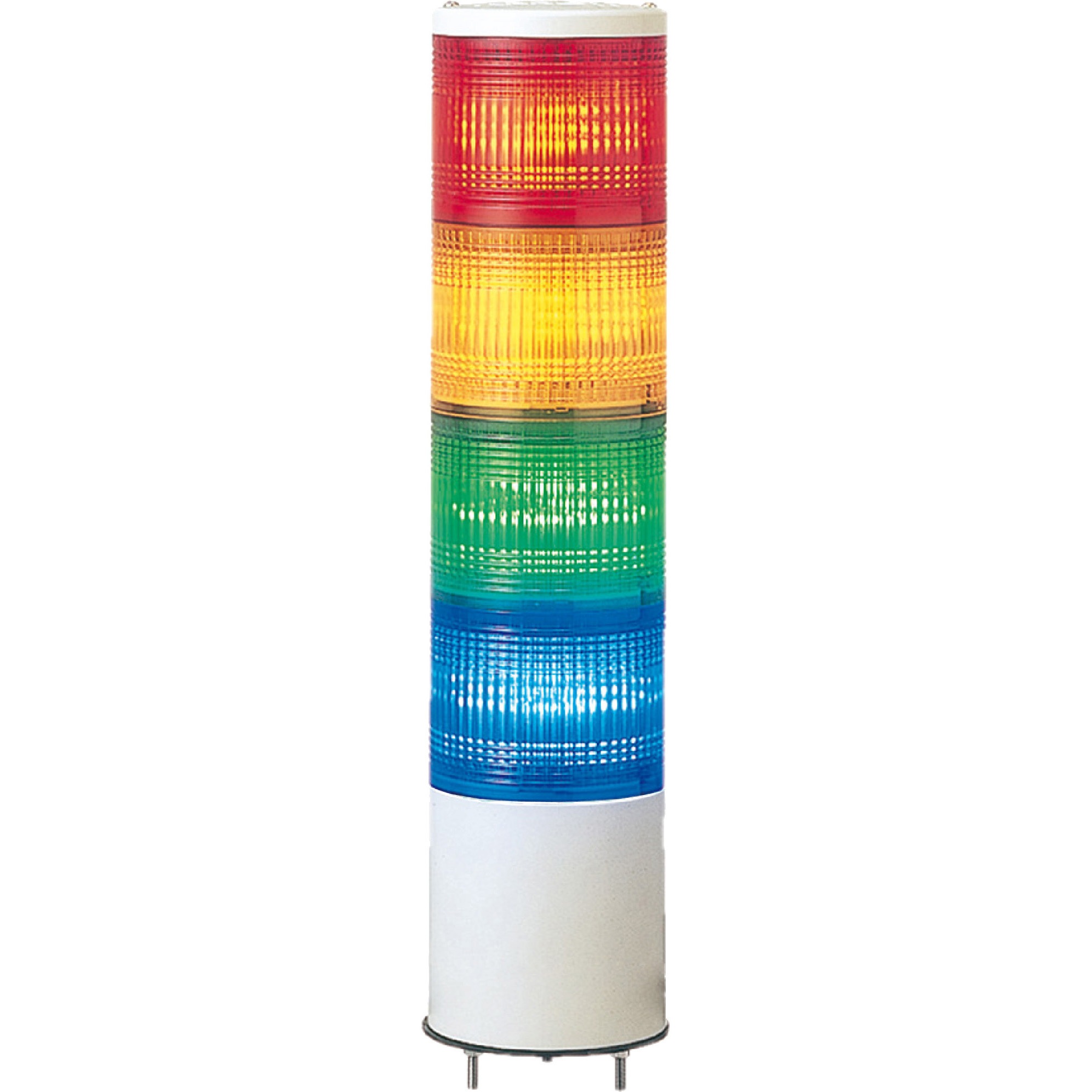 XVC4B4K-RYGB 積層式LED表示灯 Φ40 LOULシリーズ 壁付 アロー(シュナイダーエレクトリック) 直付け取付 赤/黄/緑/青配列 外径40mm