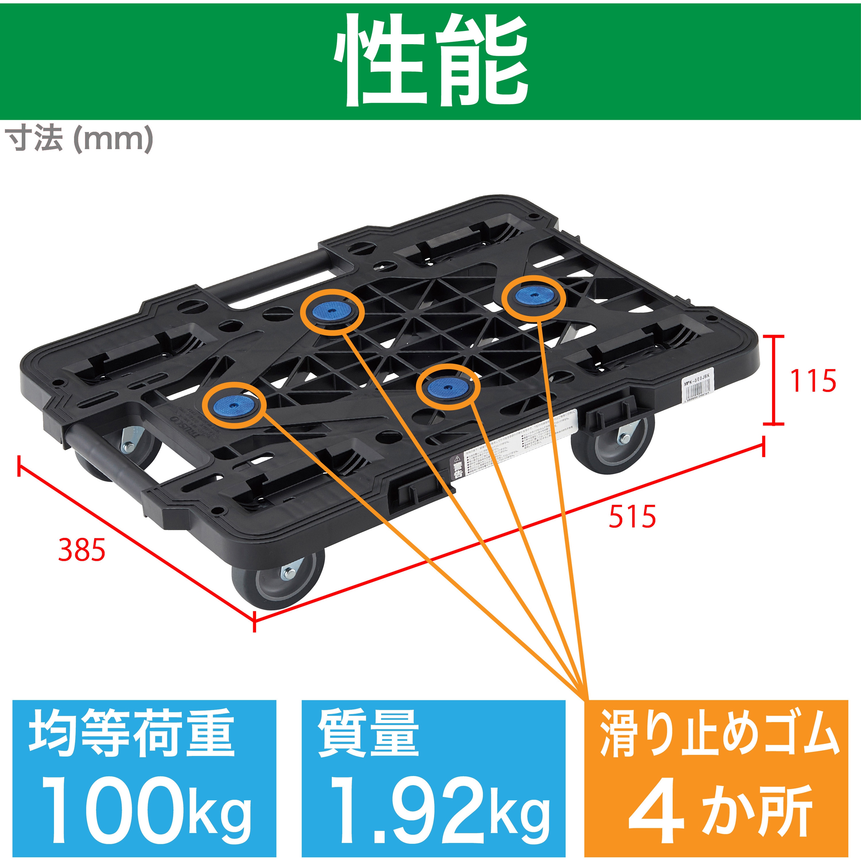 MPK-500J-BK ルートバン (メッシュタイプ) オール自在タイプ TRUSCO 