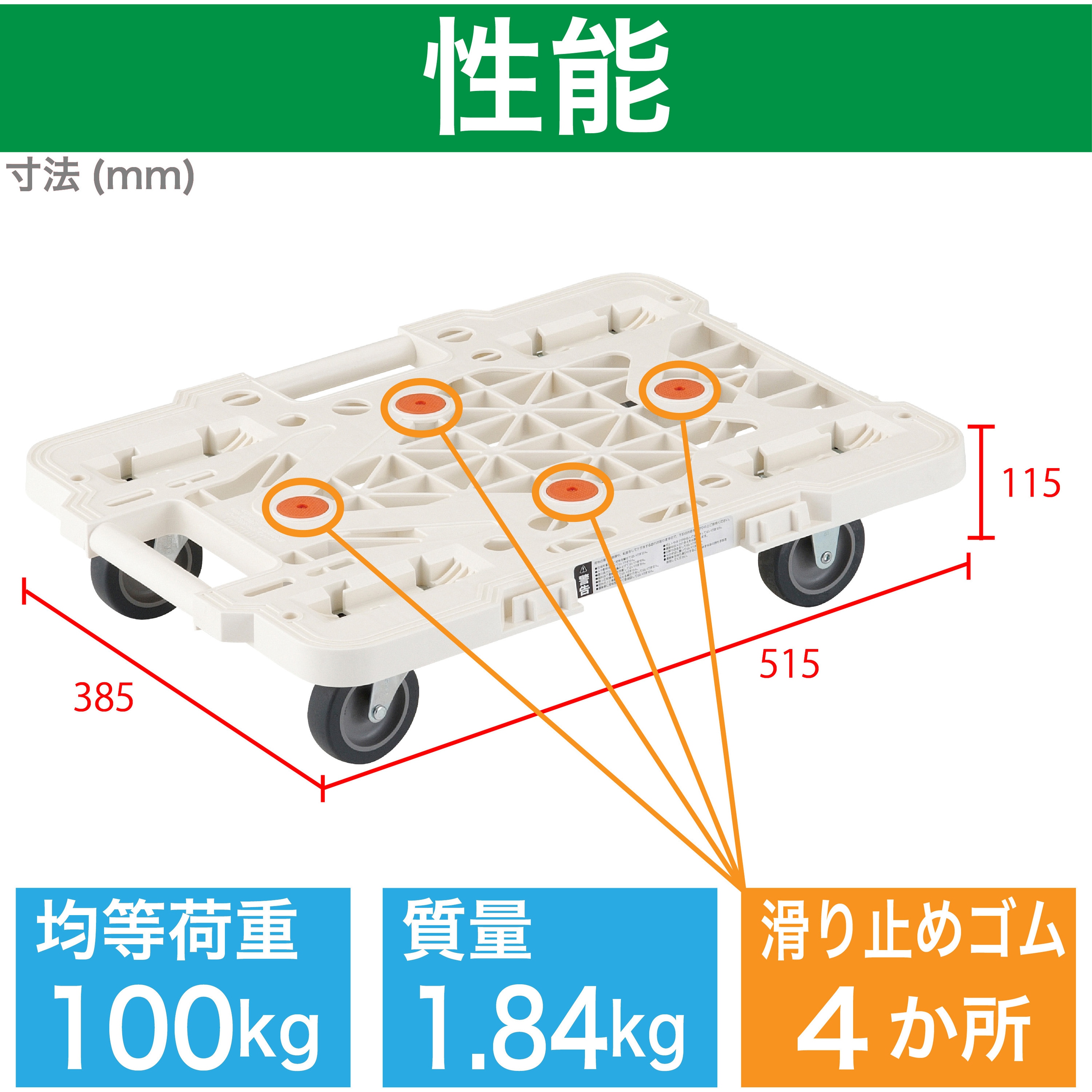 MPK-500-W ルートバン (メッシュタイプ) 自在・固定タイプ TRUSCO