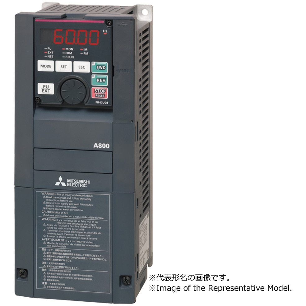 FR-A820-1.5K-E1 インバータ FR-A800シリーズ 標準構造品 三菱電機