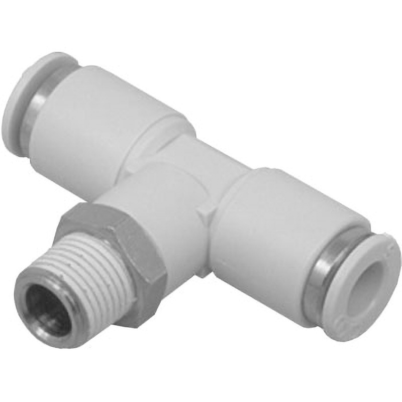 GWT12-8-D ニュージョイントGW(継手)/(D形チーズ) CKD ねじの種類R 圧縮空気 適合チューブ外径12mm 1箱(10個) GWT12-8-D