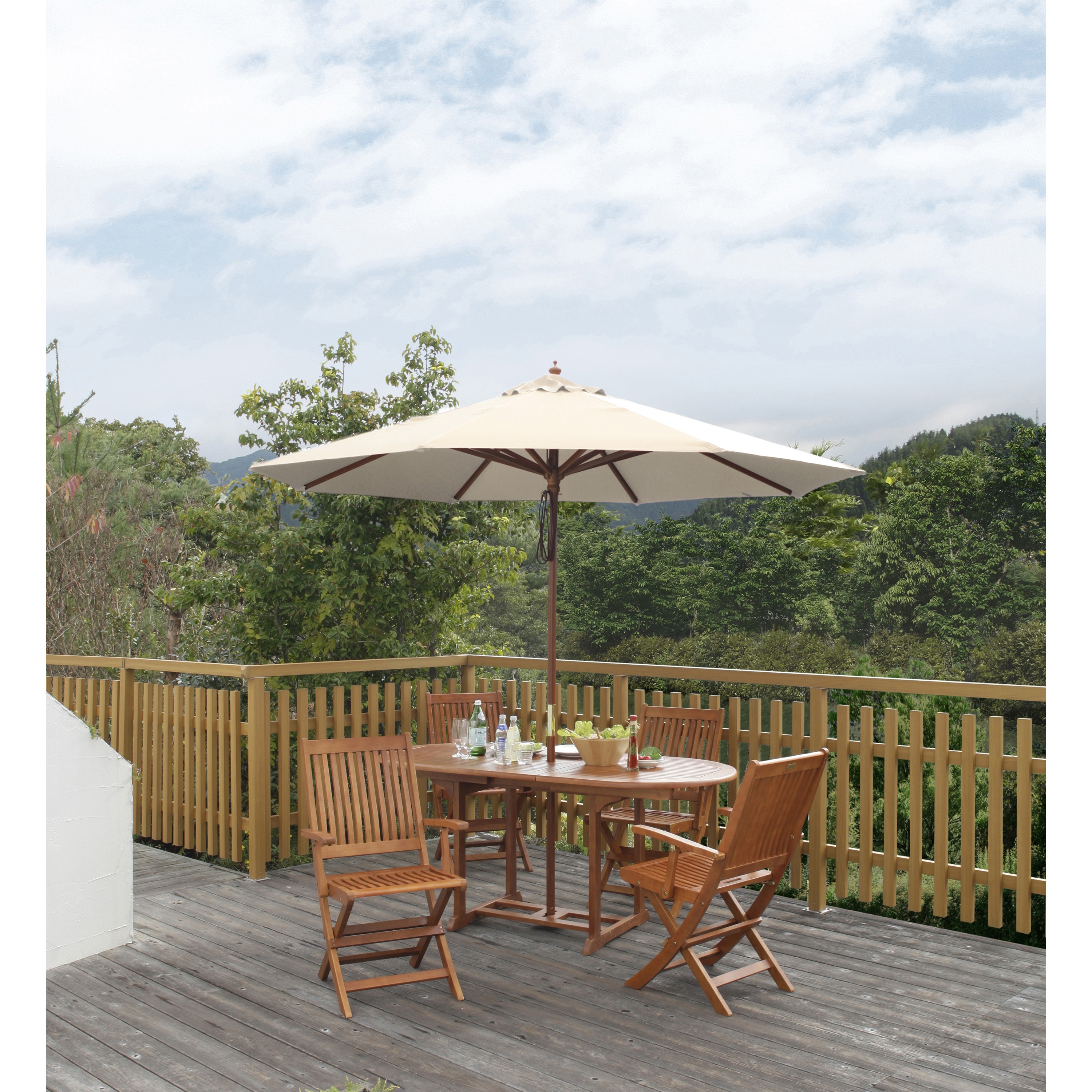 タカショー マーケット パラソル2.7M ベージュ タカショー マーケット パラソル2.1M ベージュ