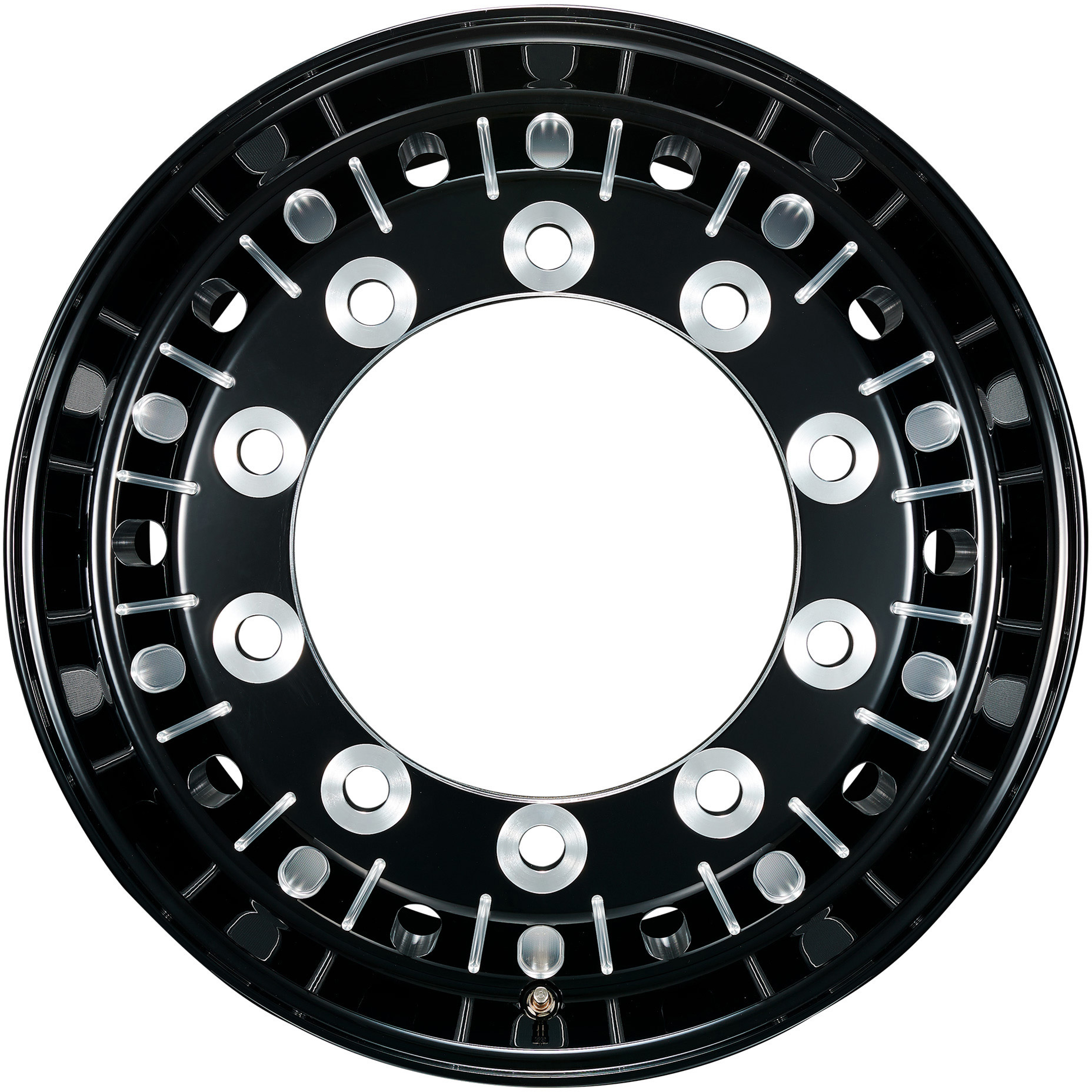 トラック・バス用 デザインカスタム鍛造ホイール ブラック&マシニング