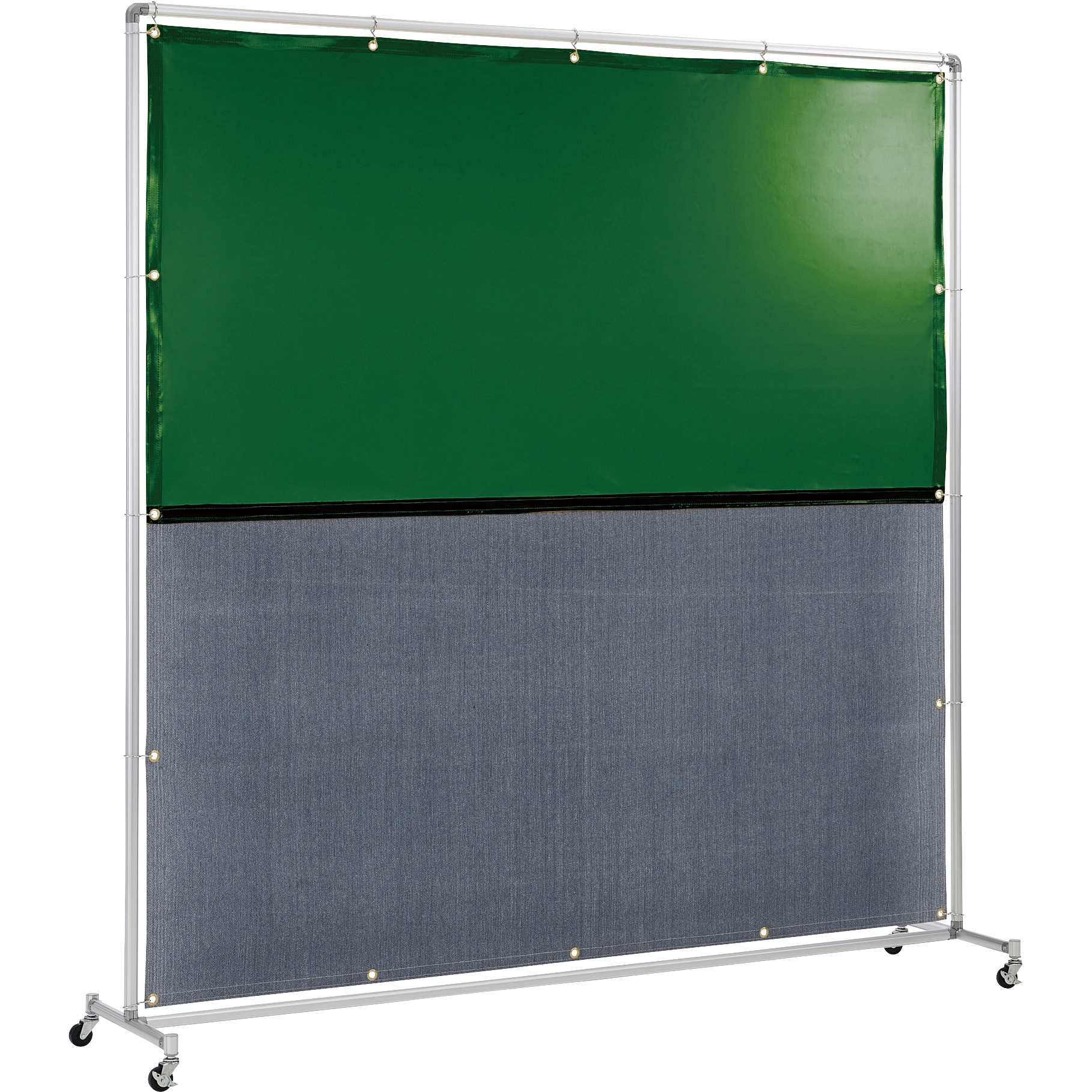 YS-22SC-G-BW 遮光火花兼用衝立(遮光シート×A種合格スパッタシート) 吉野 グリーン色   YS-22SC-G-BW