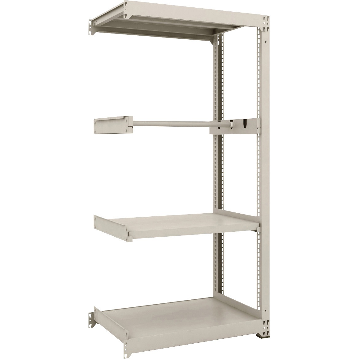 M3-6363P1B 中量ボルトレス棚(M3型)パイプ1段 TRUSCO グレー色 スチール 荷重2500kg 間口900mm奥行581mm高さ1811mm  M3-6363P1B 20,986円