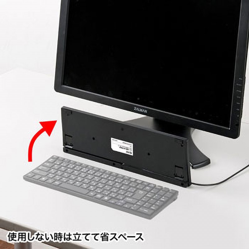 (まとめ)サンワサプライ USBスリムキーボード SKB-SL17BKN〔×2セット〕 キーボード 有線 USB A USBキーボード テンキーあり