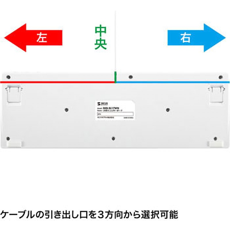 SKB-SL17WN USBスリムキーボード サンワサプライ パンタグラフ 有線