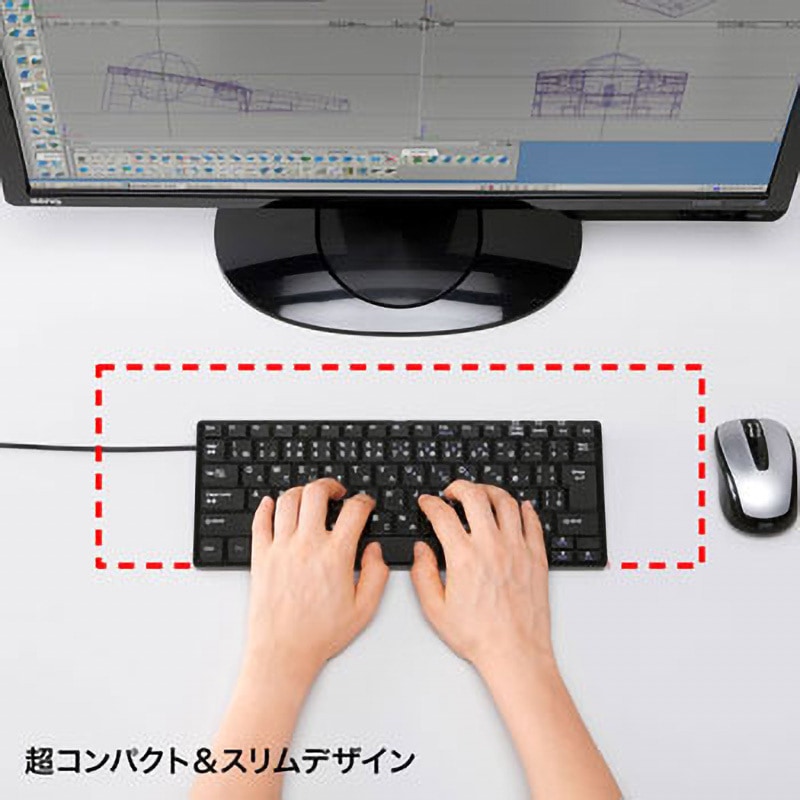 SKB-SL18BKN USBスリムキーボード サンワサプライ パンタグラフ 有線