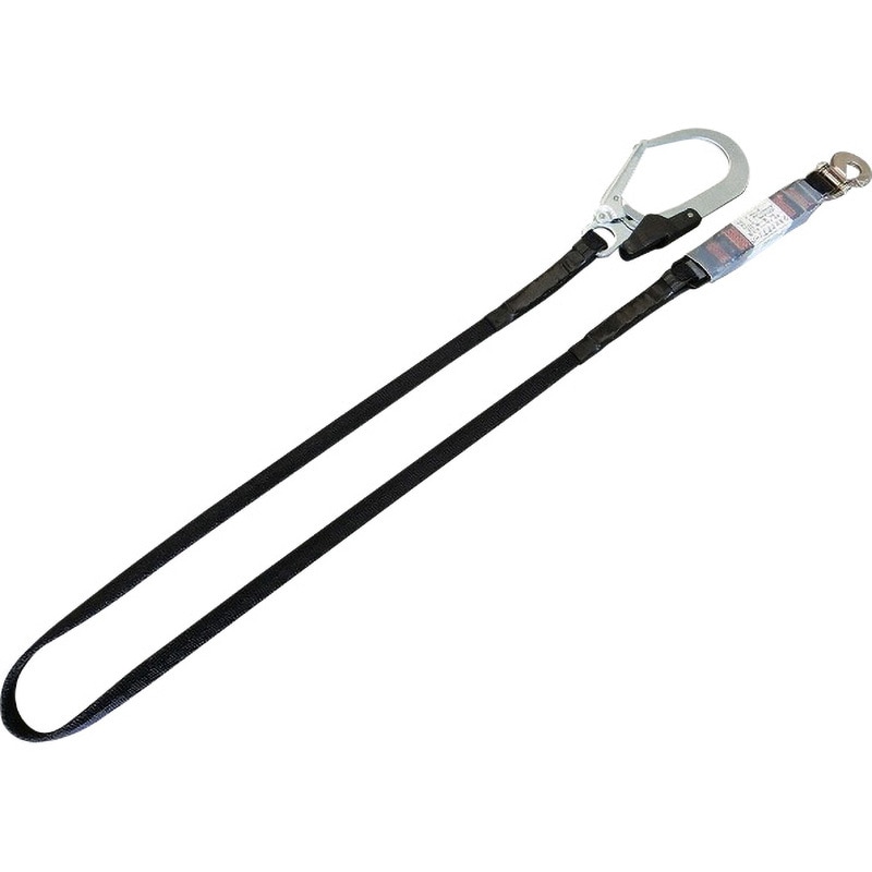 ハーネス型墜落制止用器具用平綱ロープ式ランヤード ポリマーギヤ